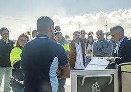 Estreno de papeleras compactadoras en Arrecife