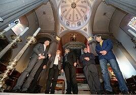 La nave principal y la cúpula del templo de Gáldar recuperan su esplendor