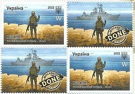 La guerra filatélica de Ucrania: propaganda que se envía al mundo entero