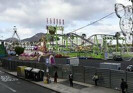 La feria de atracciones ya se prepara para el carnaval en El Refugio