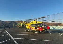 Un hombre, grave tras caer desde 6 metros en San Agustín