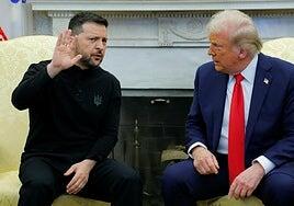 Las duras frases de la bronca reunión entre Trump y Zelenski