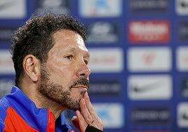 Simeone reclama la «energía» de la afición en un duelo de altura