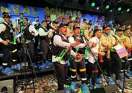 La murga Los Hijos de Chano el Negro se coronan en Agüimes, por tercera vez consecutiva