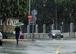 El palo de agua en Melenara fue de 31 litros por metro cuadrado en tres horas