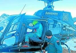 Hallan el cadáver del alpinista español que desapareció tras una avalancha en Armenia
