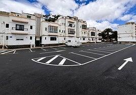 Asfaltado completado en el barrio de Titerroy