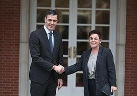 Sánchez rompe otro tabú al recibir a Bildu en Moncloa por primera vez en democracia