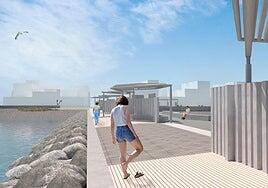 El cambio de cara del paseo y el dique sur de El Burrero