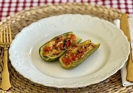 Calabacines rellenos a la italiana, una receta fácil y deliciosa