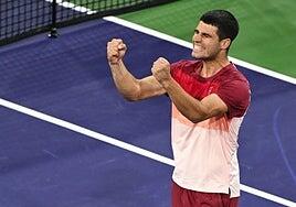 Alcaraz, semifinalista en Indian Wells tras «sobrevivir» ante Cerúndolo