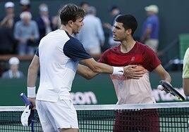 Alcaraz se descentra contra Draper y cae en Indian Wells