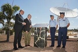 La antena del Minisat-01, monumento simbólico del papel pionero de Maspalomas en la exploración espacial