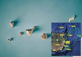 El aviso por vientos obliga a desviar o cancelar varios vuelos en las islas