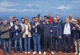 Antorcha de la Concordia, en Tinajo