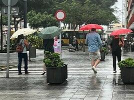 Canarias se libra de la borrasca Martinho, pero no de la lluvia