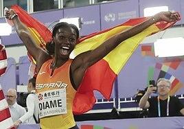 España celebra los bronces de Canales y Diame en el Mundial de Nanjing