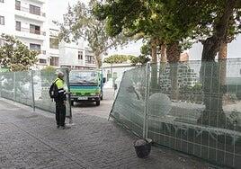 Comienza la rehabilitación de la plaza de la iglesia de San Ginés