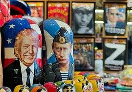 Trump, «conmovido» por un retrato que le regaló Putin