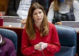 La diputada madrileña acusada de encubrir a Errejón deja su escaño en la Asamblea de Madrid