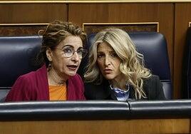 Montero y Díaz sostienen su pulso por la tributación del SMI  pese a la negociación abierta