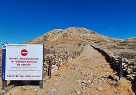 El PP quiere acabar con seis años de acceso prohibido a Tindaya que se incumple a diario