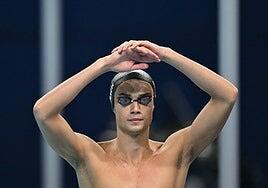 El olímpico Carlos Garach deja la natación para enrolarse en el Ejército