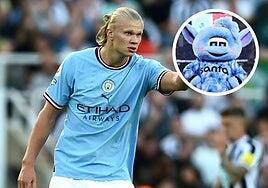 Erling Haaland, investigado por causar una conmoción cerebral a la mascota del Manchester City