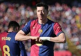 Lewandowski pulveriza todos sus registros con el Barça