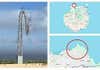 Canarias, en alerta por la borrasca Nuria: el viento parte una torre eléctrica en Gáldar