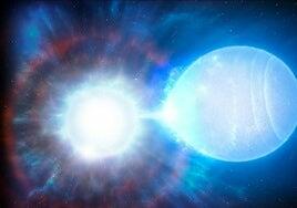 Descubiertas un par de estrellas condenadas a explotar como supernova