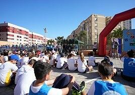 Unos 800 estudiantes participan en la XIV Jornada Solidaria del CEIP Gran Canaria