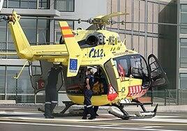 Antes de mayo volverá a licitarse el helicóptero medicalizado con base en Fuerteventura