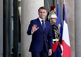 Macron dice que podría reconocer en junio a Palestina como Estado