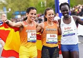 Fátima Ouhaddou y Majida Maayouf, oro y plata europea en maratón