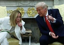 Trump se compromete ante Meloni a alcanzar un pacto comercial con la Unión Europea