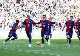 Remontada de campeonato del Barça ante el Celta