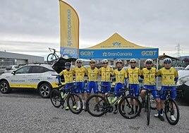 El Gran Canaria Bike Team desafía al clima vasco