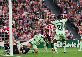 La suerte no acompaña a la UD en San Mamés