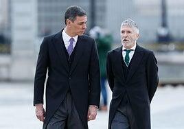 El Gobierno se afana en pasar página tras su último choque y cierra filas con Marlaska