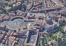 Los enclaves del entierro, vistos desde el cielo