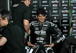 Jorge Martín ya está en casa, donde le espera una larga recuperación