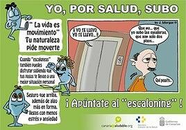 Sanidad invita a usar las escaleras en el Día Mundial Sin Ascensores