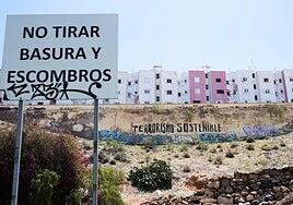 Laderas utilizadas como vertederos