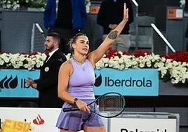 Sabalenka y Gauff, finalistas en Madrid