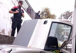 Un varón herido tras la salida de la vía del vehículo en el que circulaba