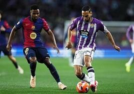 Los goles de la victoria del Barça contra el Valladolid