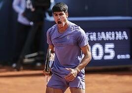 Alcaraz evita a Sinner hasta la final de Roma