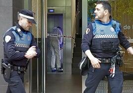 Investigan la muerte violenta de un hombre en un edificio en Pamplona