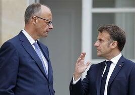 Macron y Merz se comprometen a «dar un nuevo impulso» al motor franco-alemán